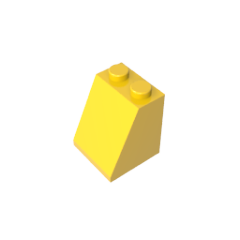 GOBRICKS GDS-620 Slope 65 2 x 2 x 2 with Bottom Tube - YWOBB