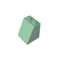 GOBRICKS GDS-620 Slope 65 2 x 2 x 2 with Bottom Tube - YWOBB