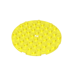 GOBRICKS GDS-90289 Plate Round 8 x 8 with Hole - YWOBB