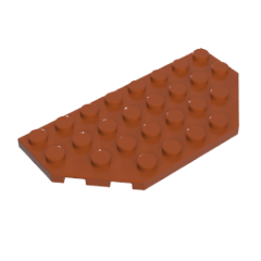 GOBRICKS GDS-90344 Wedge Plate 4 x 8 Cut Corners - YWOBB