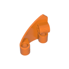 GOBRICKS GDS-90256 Technic Panel Curved #10 3 x 3 Tapered Right - YWOBB