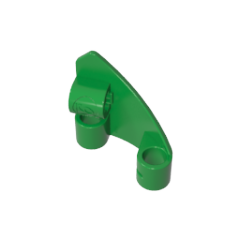 GOBRICKS GDS-90255 Technic Panel Curved # 9 3 x 3 Tapered Left - YWOBB