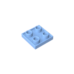 GOBRICKS GDS-90248 Double Side Tile Modified 2 x 2 Inverted - YWOBB