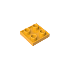 GOBRICKS GDS-90248 Double Side Tile Modified 2 x 2 Inverted - YWOBB