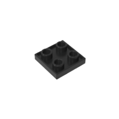 GOBRICKS GDS-90248 Double Side Tile Modified 2 x 2 Inverted - YWOBB