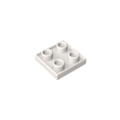 GOBRICKS GDS-90248 Double Side Tile Modified 2 x 2 Inverted - YWOBB