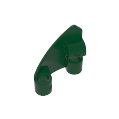 GOBRICKS GDS-90256 Technic Panel Curved #10 3 x 3 Tapered Right - YWOBB