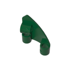 GOBRICKS GDS-90255 Technic Panel Curved # 9 3 x 3 Tapered Left - YWOBB