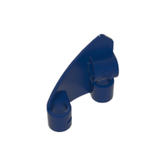 GOBRICKS GDS-90256 Technic Panel Curved #10 3 x 3 Tapered Right - YWOBB