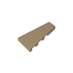 GOBRICKS GDS-90030 2 x 4 Wedge Panel ( Right ) - YWOBB