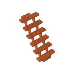 GOBRICKS GDS-90031 Stairs 7 x 4 x 6 Straight Open - YWOBB