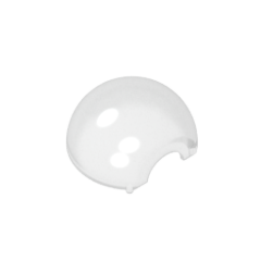 GOBRICKS GDS-90227 Cylinder Hemisphere 2 x 2 with Cutout - YWOBB