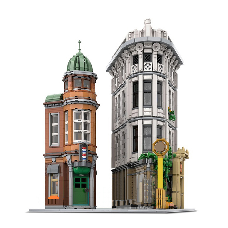 MOC 185075 Architectural Street View Iron Building - YWOBB