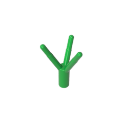 GOBRICKS GDS-90064 Plant Flower Stem with Bar and 3 Stems Long - YWOBB