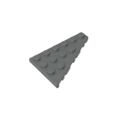 GOBRICKS GDS-90047 Wedge Plate 6 x 4 Right - YWOBB