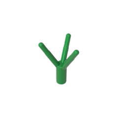 GOBRICKS GDS-90064 Plant Flower Stem with Bar and 3 Stems Long - YWOBB