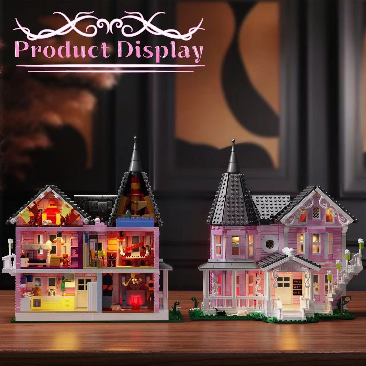 MOC F-C10017 Ghost Mom Pink Palace - YWOBB