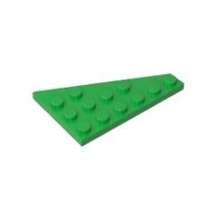 GOBRICKS GDS-90046 Wedge Plate 6 x 4 Left - YWOBB