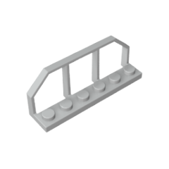 GOBRICKS GDS-90037 Plate Modified 1 x 6 with Train Wagon End - YWOBB