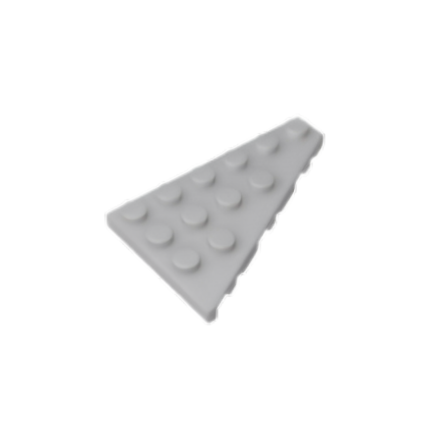 GOBRICKS GDS-90047 Wedge Plate 6 x 4 Right - YWOBB