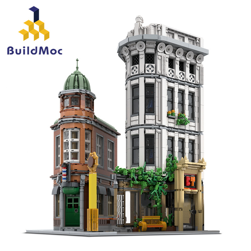 MOC 185075 Architectural Street View Iron Building - YWOBB