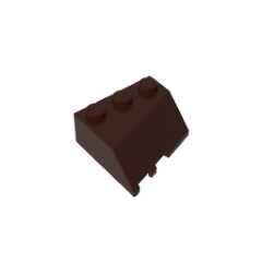 GOBRICKS GDS-90045 Wedge 3 x 3 Sloped Right - YWOBB