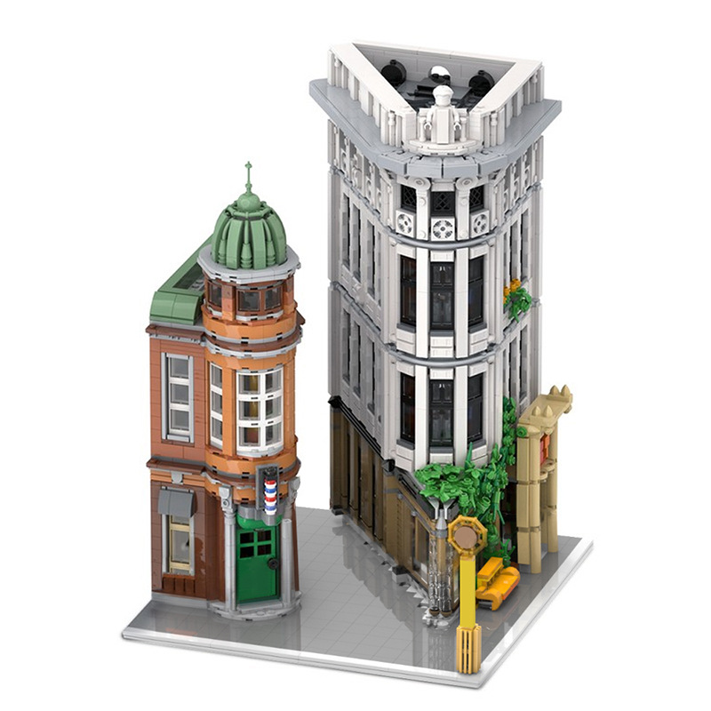 MOC 185075 Architectural Street View Iron Building - YWOBB