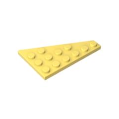 GOBRICKS GDS-90046 Wedge Plate 6 x 4 Left - YWOBB