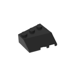 GOBRICKS GDS-90044 Wedge 3 x 3 Sloped Left - YWOBB