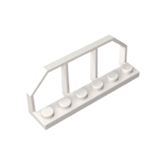 GOBRICKS GDS-90037 Plate Modified 1 x 6 with Train Wagon End - YWOBB