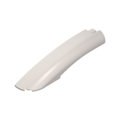 GOBRICKS GDS-90224 Wedge 10 x 2 x 2 Left - YWOBB