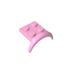 GOBRICKS GDS-90051 Vehicle Mudguard 3 x 3 x 1 with Arch Round - YWOBB