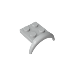 GOBRICKS GDS-90051 Vehicle Mudguard 3 x 3 x 1 with Arch Round - YWOBB