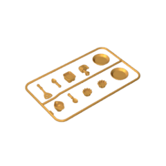 GOBRICKS GDS-90096 kitchenware plate - YWOBB