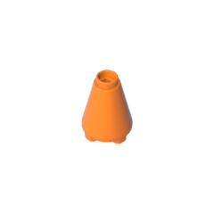 GOBRICKS GDS-90087 Cone 2 x 2 x 2 Inverted - YWOBB
