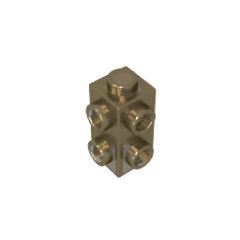 GOBRICKS GDS-90140 Modified 1 x 2 with Studs on 4 Sides - YWOBB