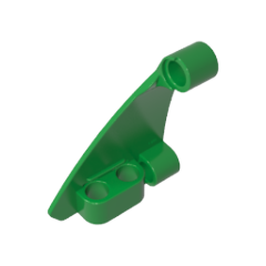 GOBRICKS GDS-90152 Technic Panel Curved #63 5 x 4 Tapered Left - YWOBB