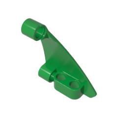 GOBRICKS GDS-90153 Technic Panel Curved #62 5 x 4 Tapered Right - YWOBB