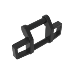 GOBRICKS GDS-90188 Bar 1 x 4 x 1 2/3 (Grille Guard / Push Bumper) - YWOBB