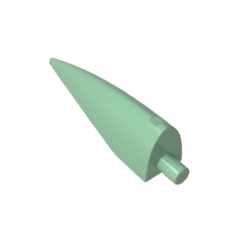 GOBRICKS GDS-90187 Barb / Claw / Horn / Tooth - Large - YWOBB