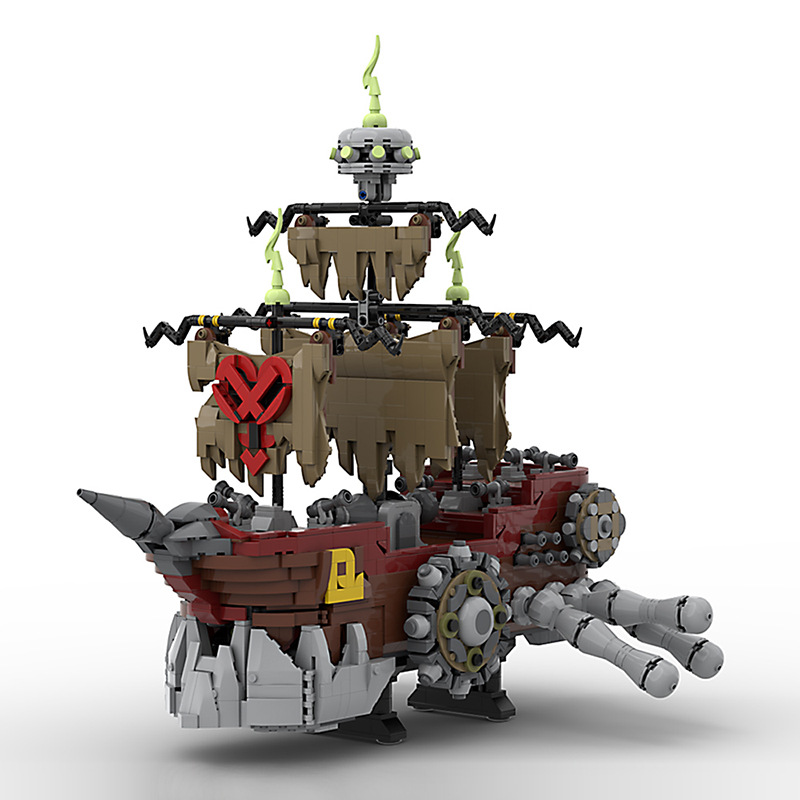 MOC 159076 Kingdom Hearts - Pirate Ship - YWOBB