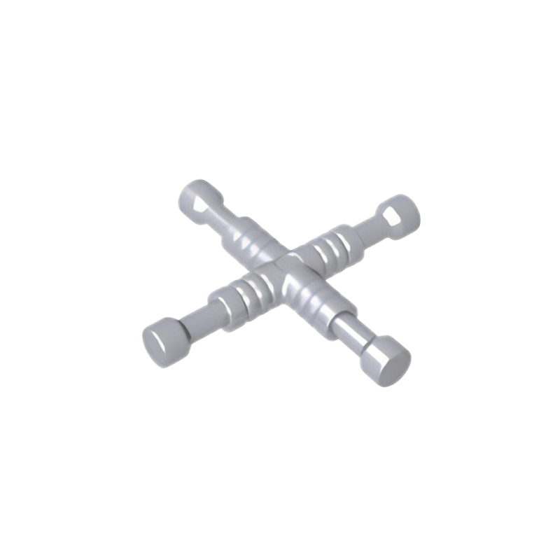 GOBRICKS GDS-90207 Minifigure Utensil Tool 4-Way Lug Wrench - YWOBB