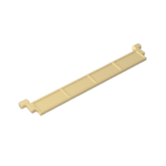 GOBRICKS GDS-90216 Garage Roller Door Section without Handle - YWOBB