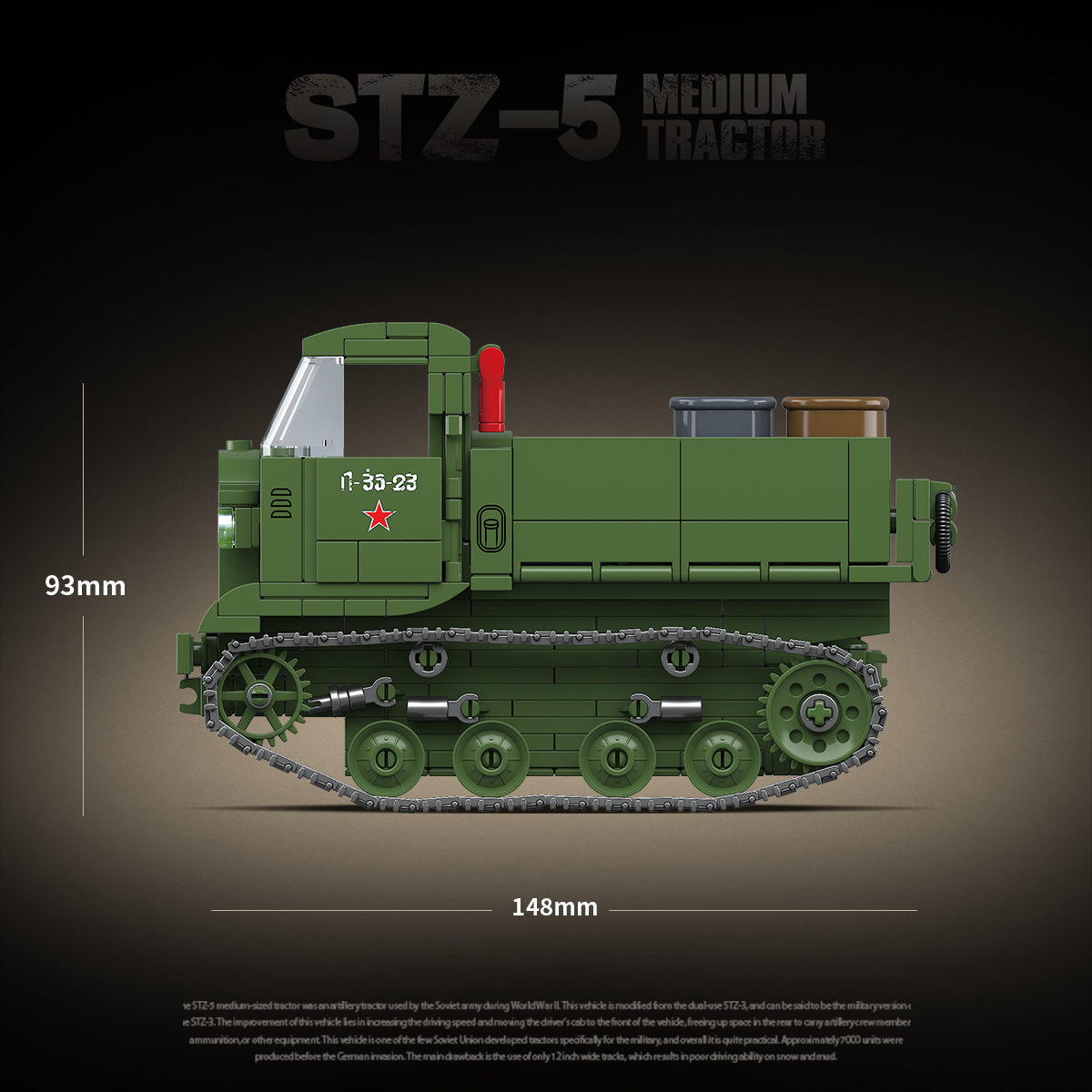 Quan Guan 100289 STZ-5 Medium Tractor - YWOBB