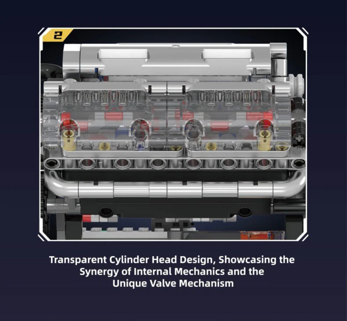 Mould King 10088 V8 Engine - YWOBB