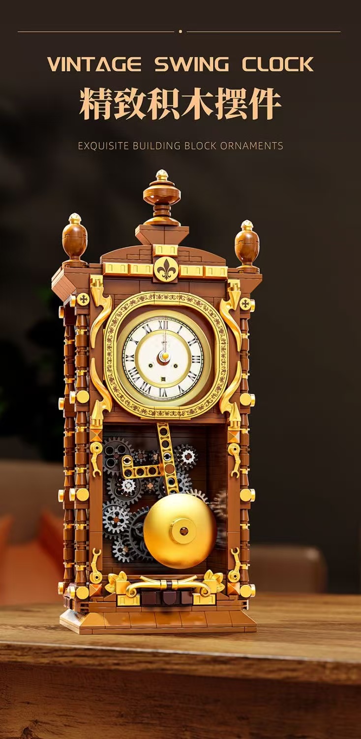 GAO MISI T2109 Vintage Swing Clock - YWOBB