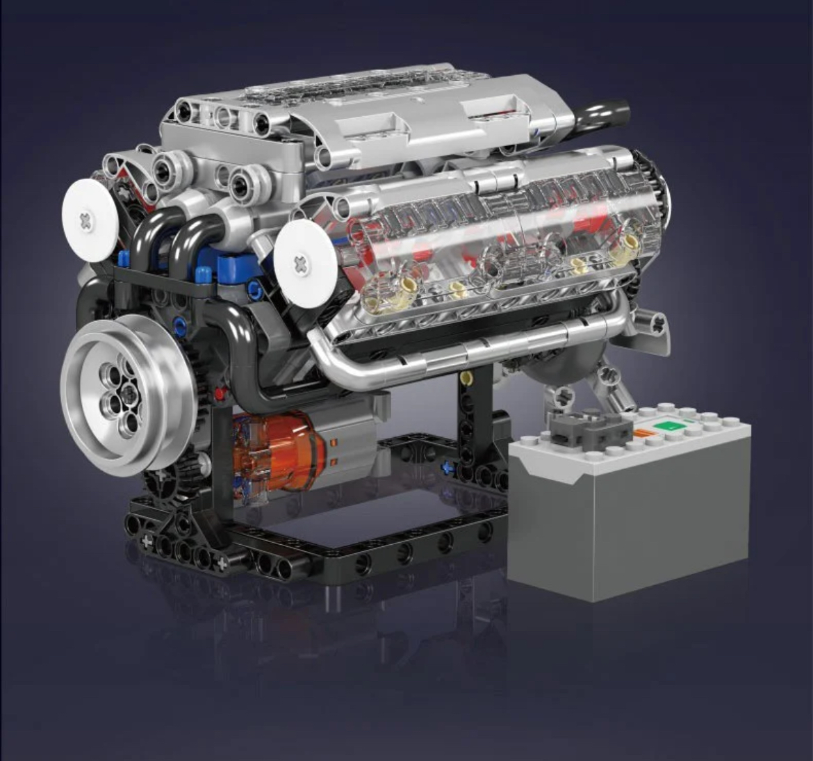 Mould King 10088 V8 Engine - YWOBB