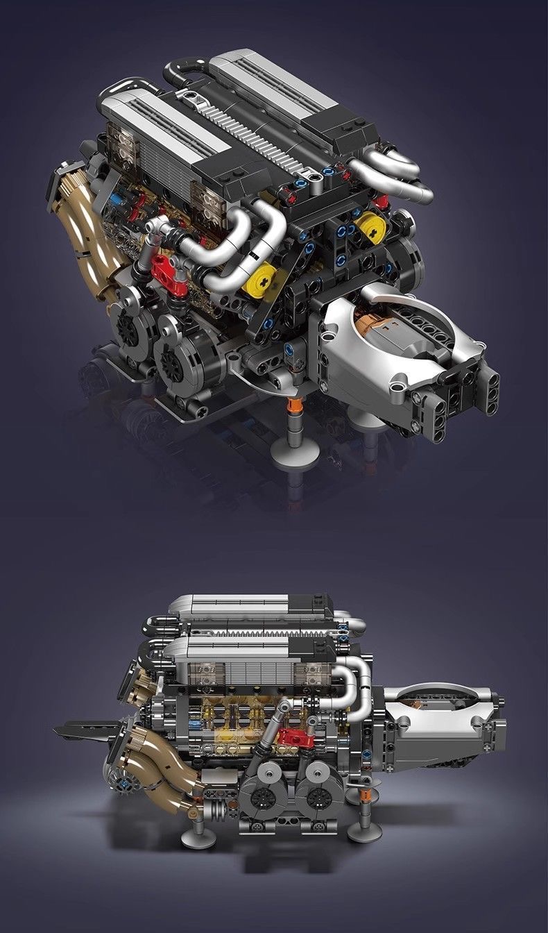 Mould King 10131 BGT Supercar With W16 Engine - YWOBB