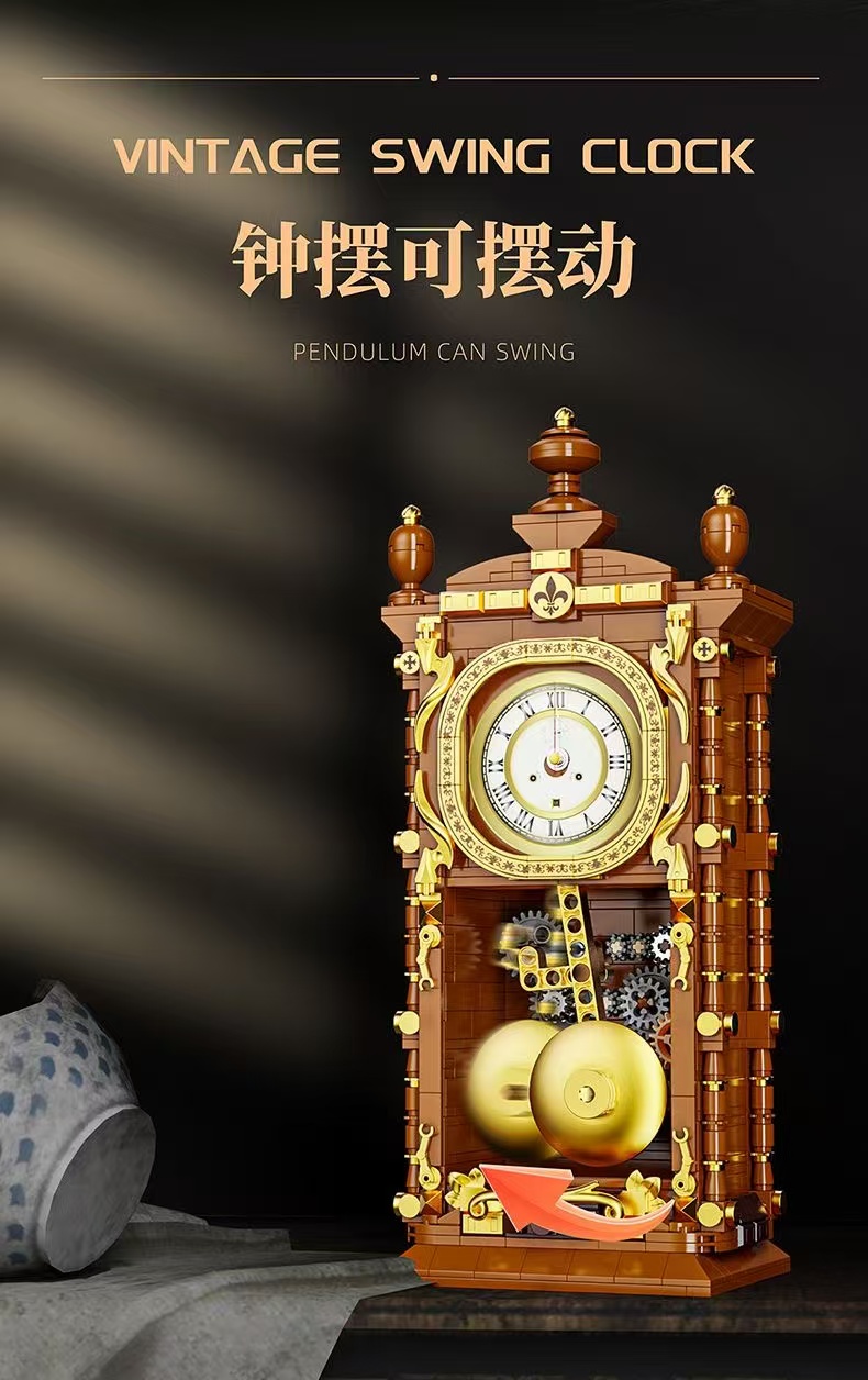 GAO MISI T2109 Vintage Swing Clock - YWOBB