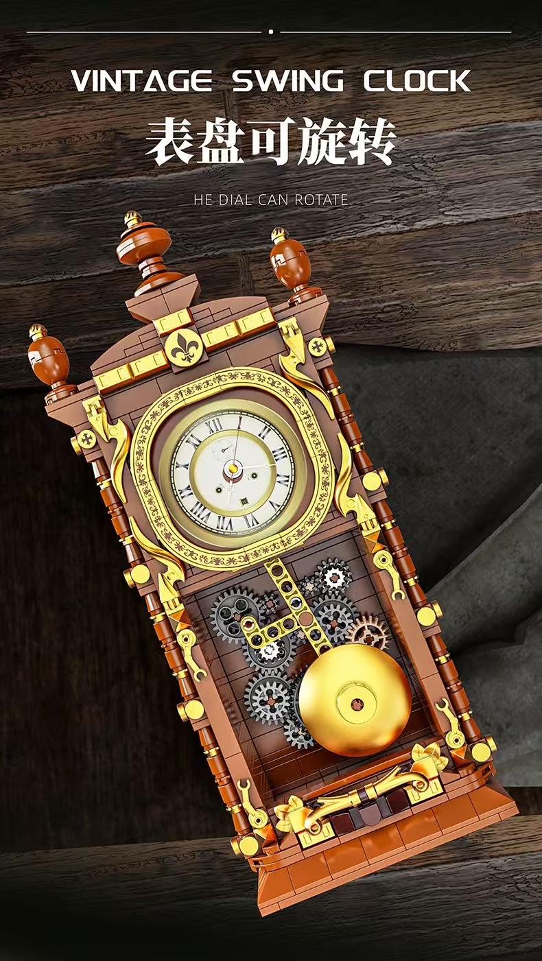 GAO MISI T2109 Vintage Swing Clock - YWOBB